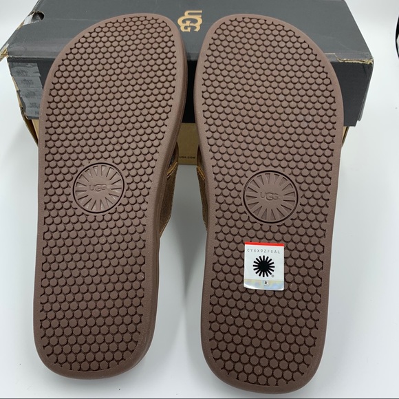 Ugg Men’s Seaside Leather Flip Flop - Picture 8 of 8